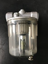 Filtro  per bruciatore a gasolio 3/8   separatore  acqua con rubinetto spurgo