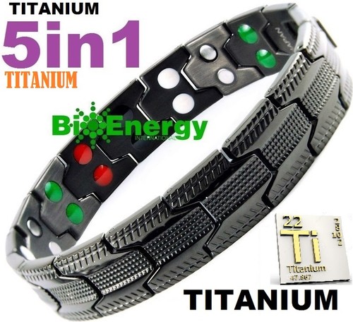 Titanio bracciale energia - titanio,