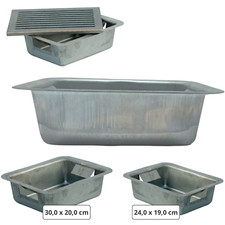 Cassetto porta raccolta cenere 30x20 e 24x19 Camino e stufa con griglia in ghisa