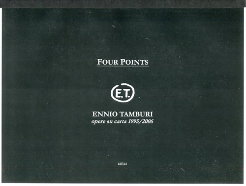 Ennio tamburi opere carta - tamburi.,