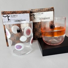 Coppia di bicchieri in vetro