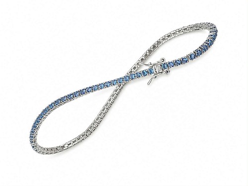 Bracciale tennis donna argento - bracciale,