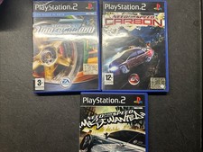 Vendo questi  3 Giochi-Need for speed Underground 2 - Most Wanted - Carbon Ps2