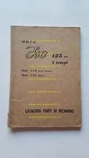 ISO 125 4 T Sport A4E- 125 Gran Turismo A4D 1957 catalogo ricambi originale