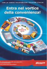 *VOLANTINO SCHEDE TELEFONICHE IN VENDITA, PUBBLICITÀ