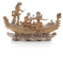GONDOLA ON IVORY BASE GOLD