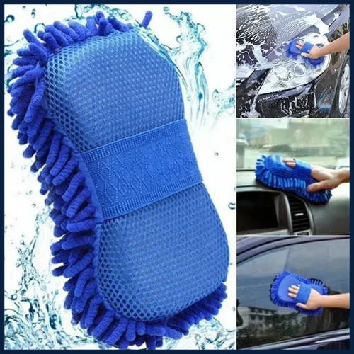 Guantone lavaggio auto spugna - guantone,