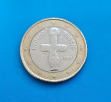 Moneta da 1 euro 2008 Kibris