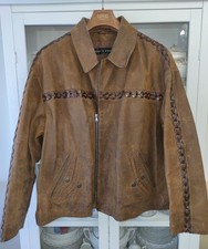CALUGI E GIANNELLI  Jacket Leather anni '90 Vintage raro giubbino pelle 