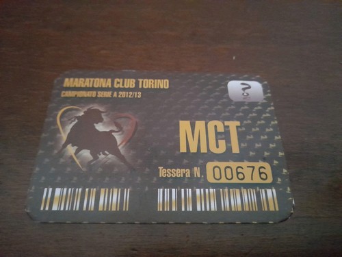 Tessera ultras torino maratona - tessera,