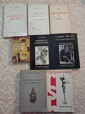 Lotto 8 Volumi Libri Francese Surrealismo Surréalisme André Breton EC2