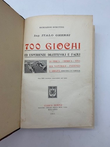 Italo ghersi 700 giochi ed - italo, ghersi,