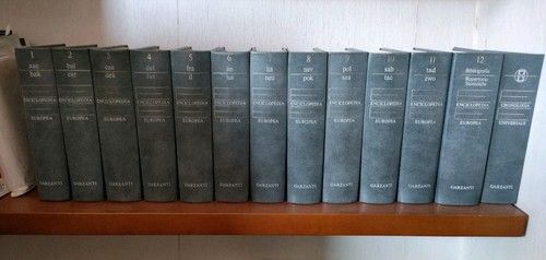 Enciclopedia europea garzanti - enciclopedia,