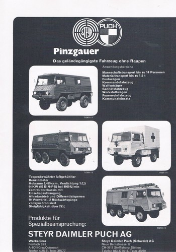 Steyr puch pubblicità - steyr,