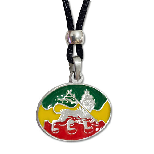 Collana con ciondolo leone - ciondolo, di