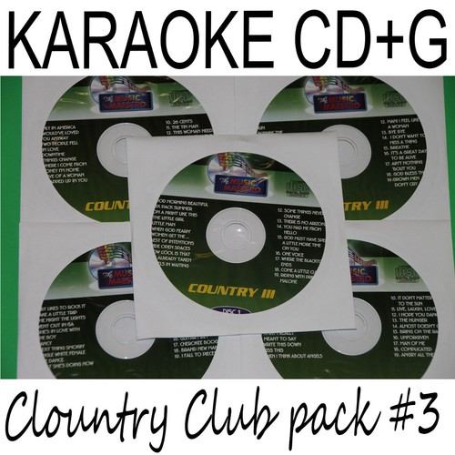 Karaoke country club pack - karaoke, cd+g