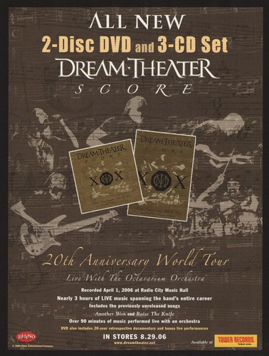 Dream theater score 20th - dream,