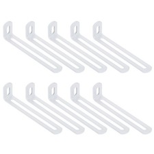 10 Pezzi Staffa a L Scanalata