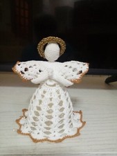 ANGELO FATTO A MANO IN COTONE ALL'UNCINETTO (ALTEZZA CM 13)