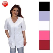 Camici da lavoro Donna,casacca Parrucchiera Estetista Alimentari Maestra asilo