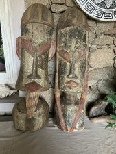 Maschere Afro Antichi Dei Legno