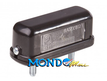 Fanale luce targa 82x30mm - targa,