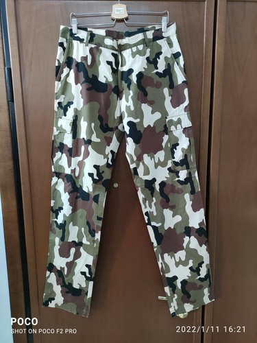 Pantalone estivo uomo mimetico