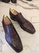 Scarpe Oxford Santoni Oxblood