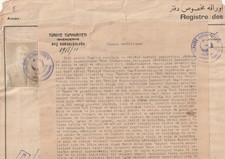 TURCHIA-EGITTO Raro Documento