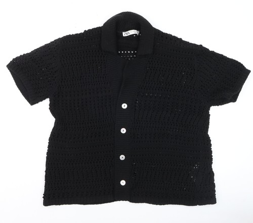 Maglione cardigan nero donna