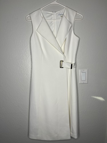 Abito bianco calvin klein - bianco,