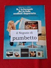 Advertising - Pubblicità ( 1975 ) : GRUNDIG TV Color