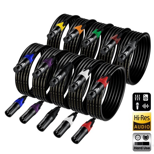 Cavo audio xlr - audio, 0,5m-30m