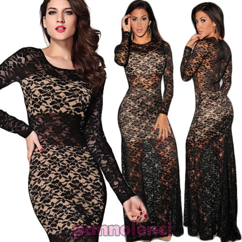 Abito lungo donna vestito