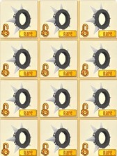 Animal Jam Classic AJ Nero Collare Lungo a Punta Tinta Unita (LEGGI DESCRIZIONE prima di acquistare)