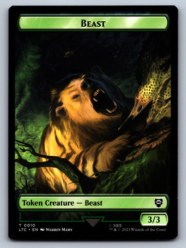 Bestia treefolk non - bestia, foil