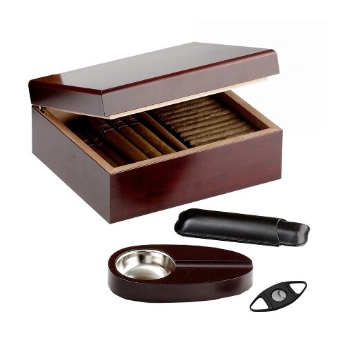 Humidor set cherry - set,