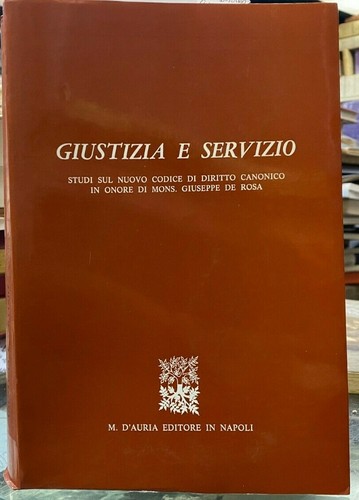 Giustizia servizio - (diritto), e