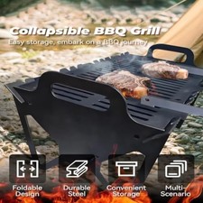 Ottimo per viaggi su strada griglia pieghevole design compatto alta resistenza al calore