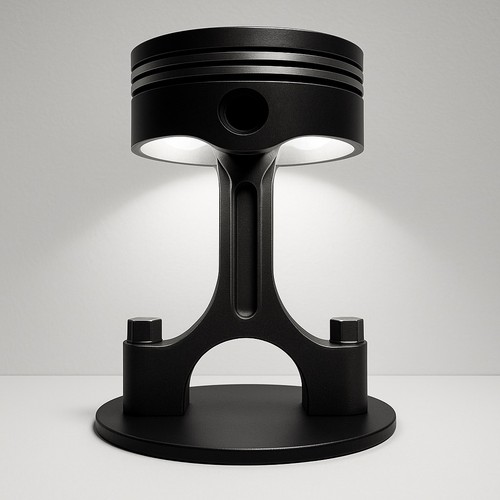 Lampada pistone arredamento - pistone,