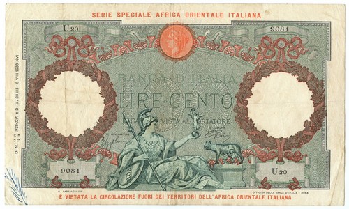 100 lire capranesi aquila - 100,