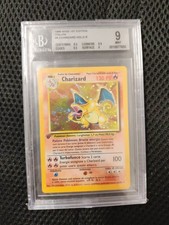 Pokemon PSA BGS 9 Charizard 1999 1st First Edition Set  Base 4/102 Holo Mint