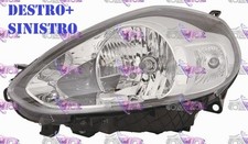 COPPIA FARI FANALE PROIETTORE DX+SX H4 PAR CROMATA C/MOTOR EL FIAT PUNTO EVO 09>