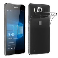 Coque Microsoft Lumia 950 Etui Housse Silicone Gel ULTRA FINE, Transparent