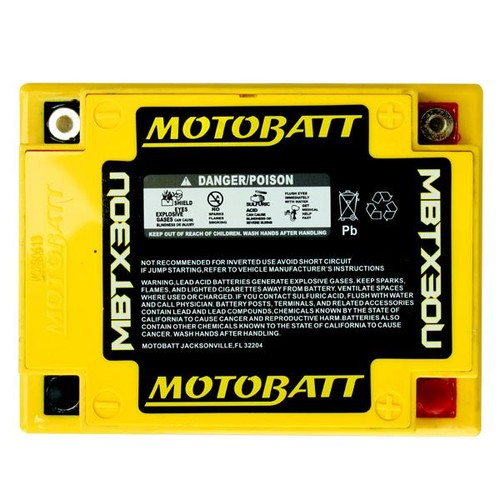 Batteria motobatt agm mbtx30u - batteria,