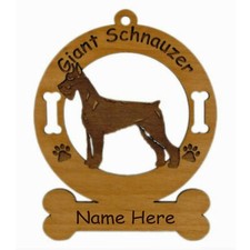 Schnauzer gigante ornamento