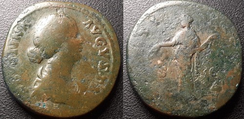 Faustine giovane sesterzio - sesterzio,