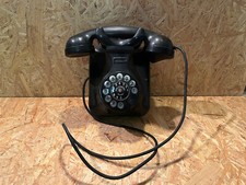 Antico Telefono a Disco in Bachelite Nero – Anni '50/'60 – Perfettamente Funzion