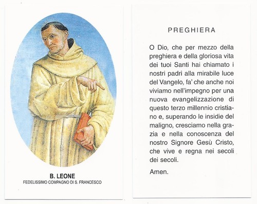 Beato leone assisi - leone,