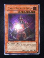 YU-GI-OH! GREAT SHOGUN SHIEN ULTIMATE RARE STON-EN013 1ST EDITION NM/EX